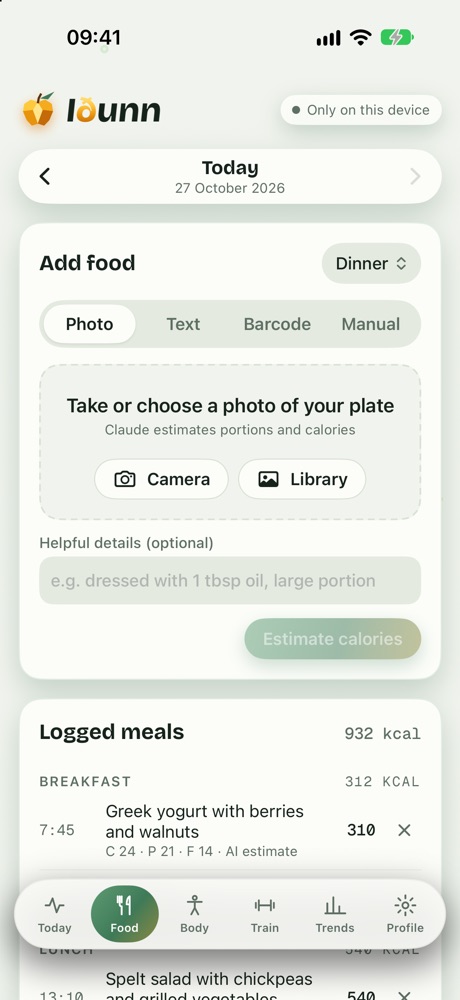 Snap your plate, AI does the rest