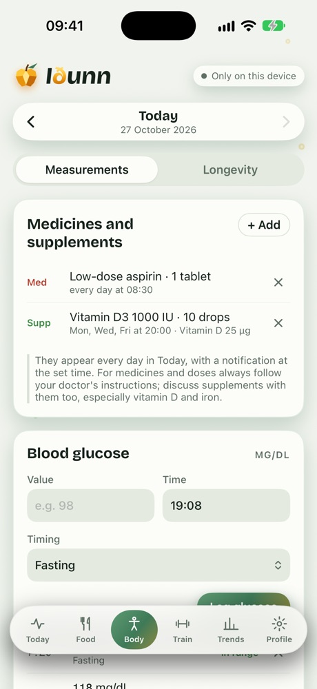 Medications and supplements, never forgotten
